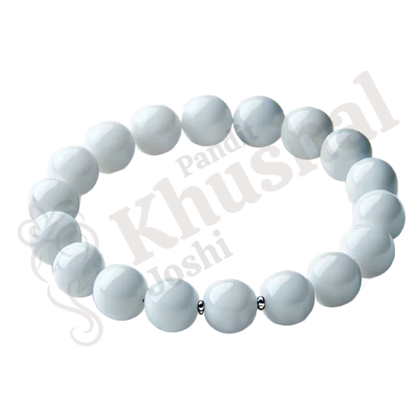 Natural Agate (White) Bracelet